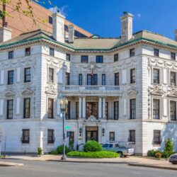 The historic Patterson Mansion in Dupont Circle, Washington, DC, showcasing exquisite Beaux-Arts architecture, a must-visit landmark for those seeking the best cultural experiences in the city.
